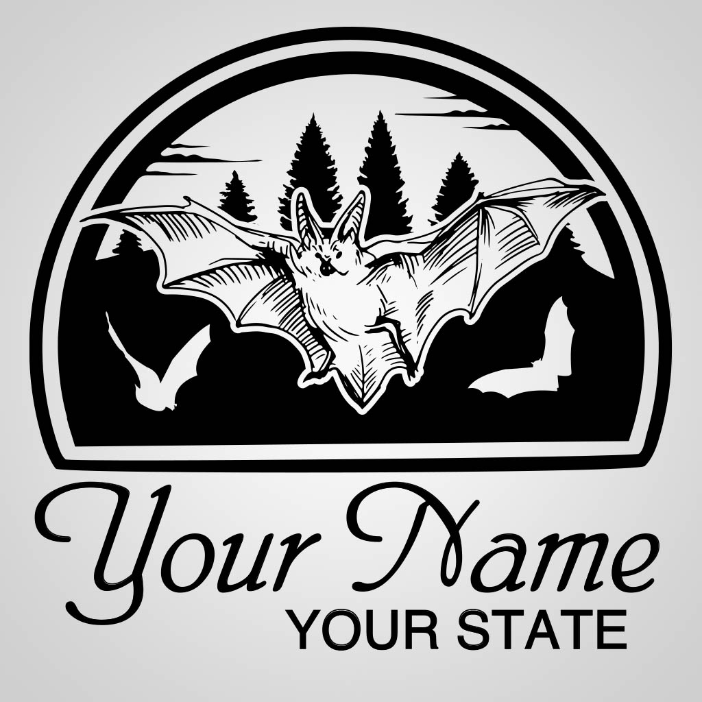 Bat with Trees GPX Design GPX01598