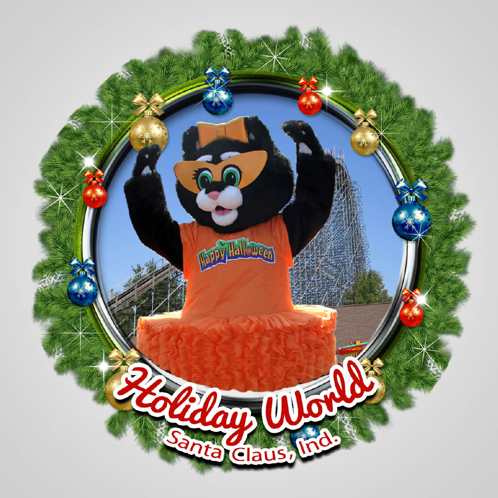 Holiday World Kitty Klaws Wreath JMC Design JMC00071
