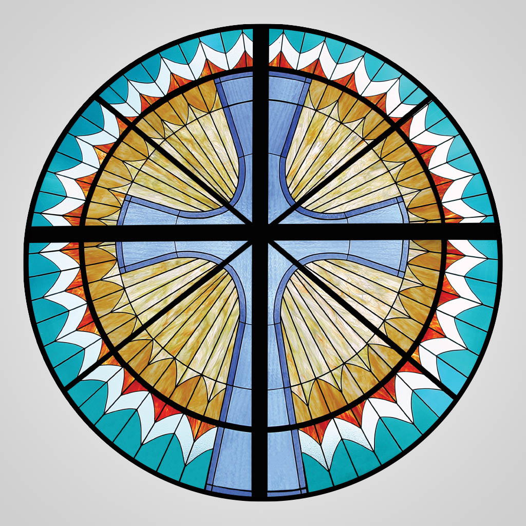 Stained Glass Cross JMC Design JMC00115