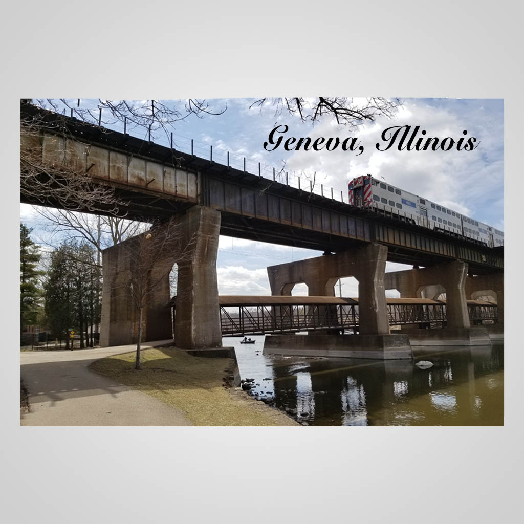 Train Bridge Geneva Illinois JMC Design JMC00264