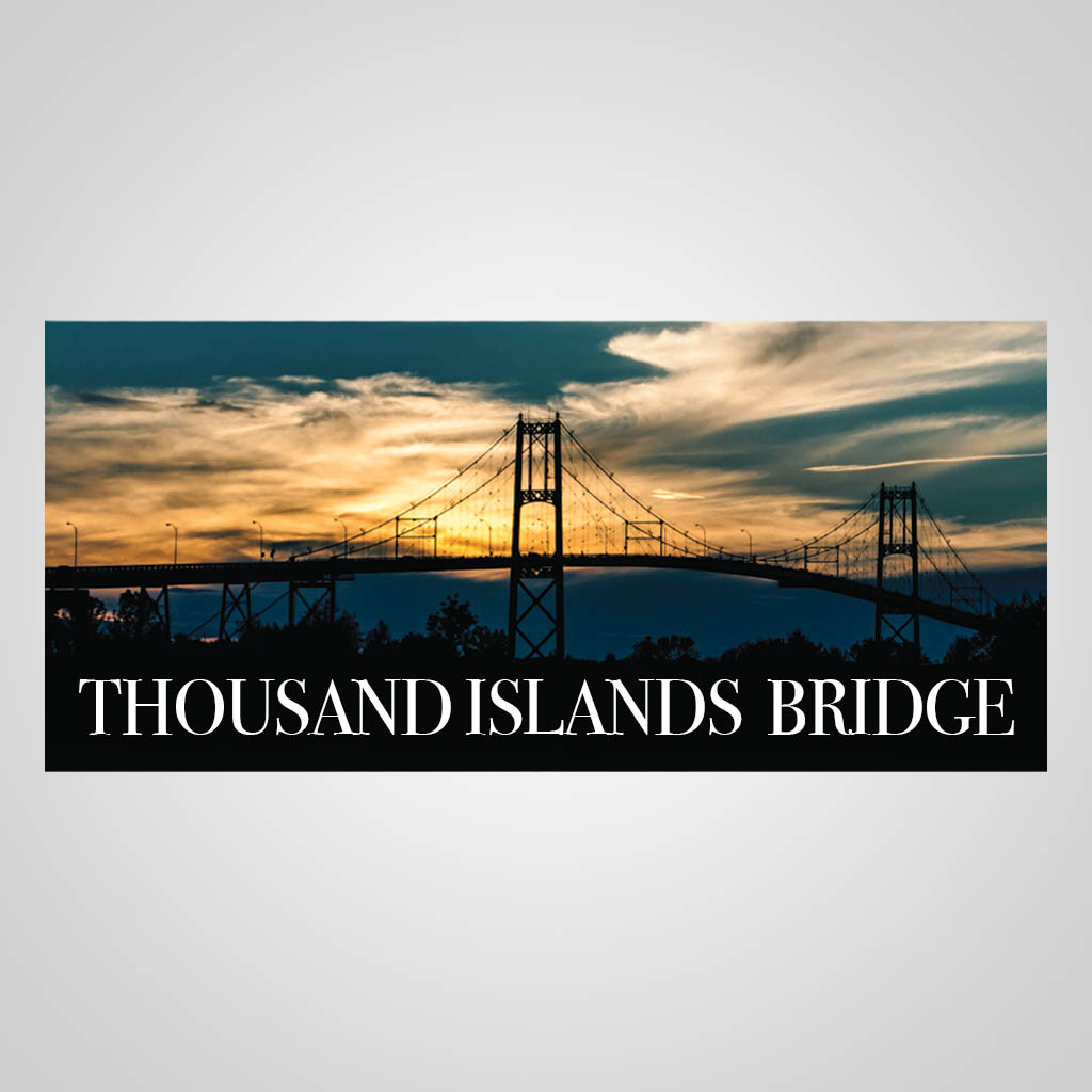 Thousand Islands Bridge Sunset JMC Design JMC00315