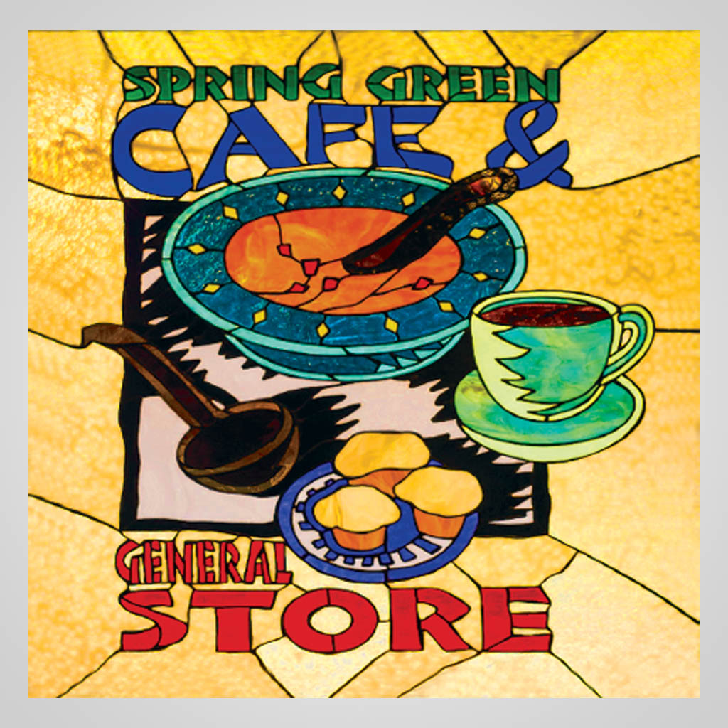 Stained Glass Spring Green Cafe JMC Design JMC00343