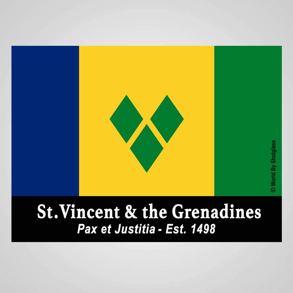 St Vincent & The Grenadines Flag JMC Design JMC00612