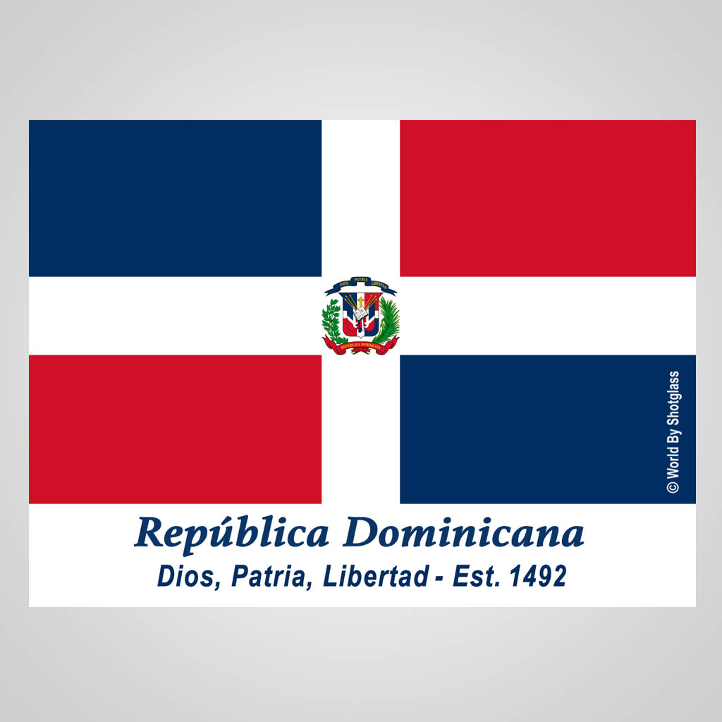 Dominican Republic Flag JMC Design JMC00793