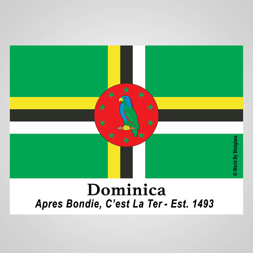 Dominica Flag JMC Design JMC00794