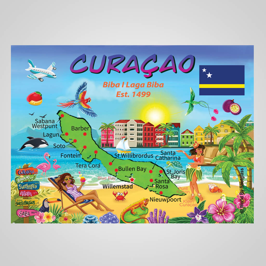 Cuaraco Map With Icons JMC Design JMC00798