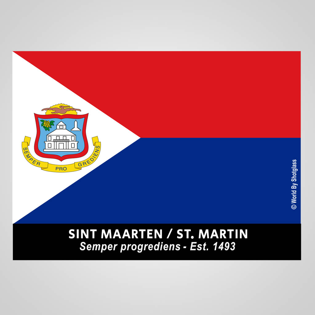 St Martin Flag JMC Design JMC00817