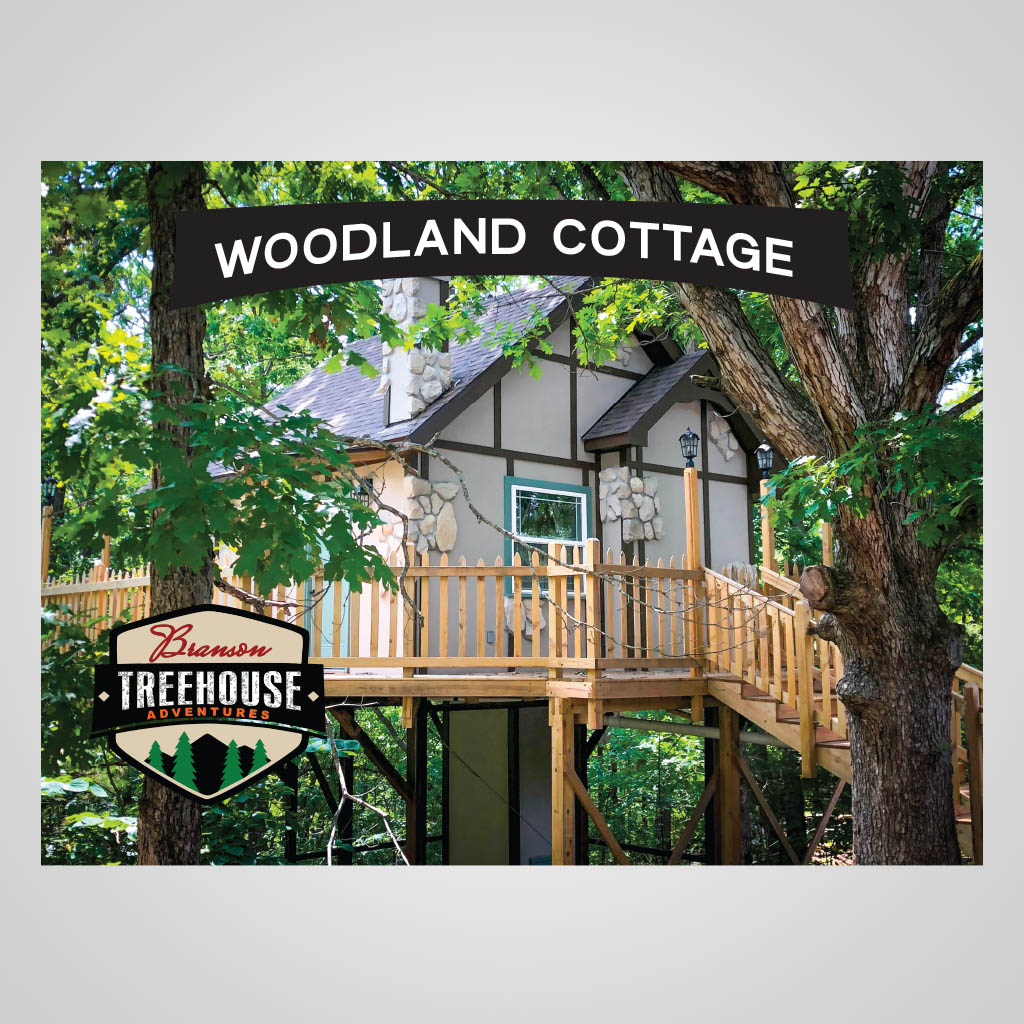 Branson Treehouse Adventures With Woodland Cottage JMC Design JMC00862