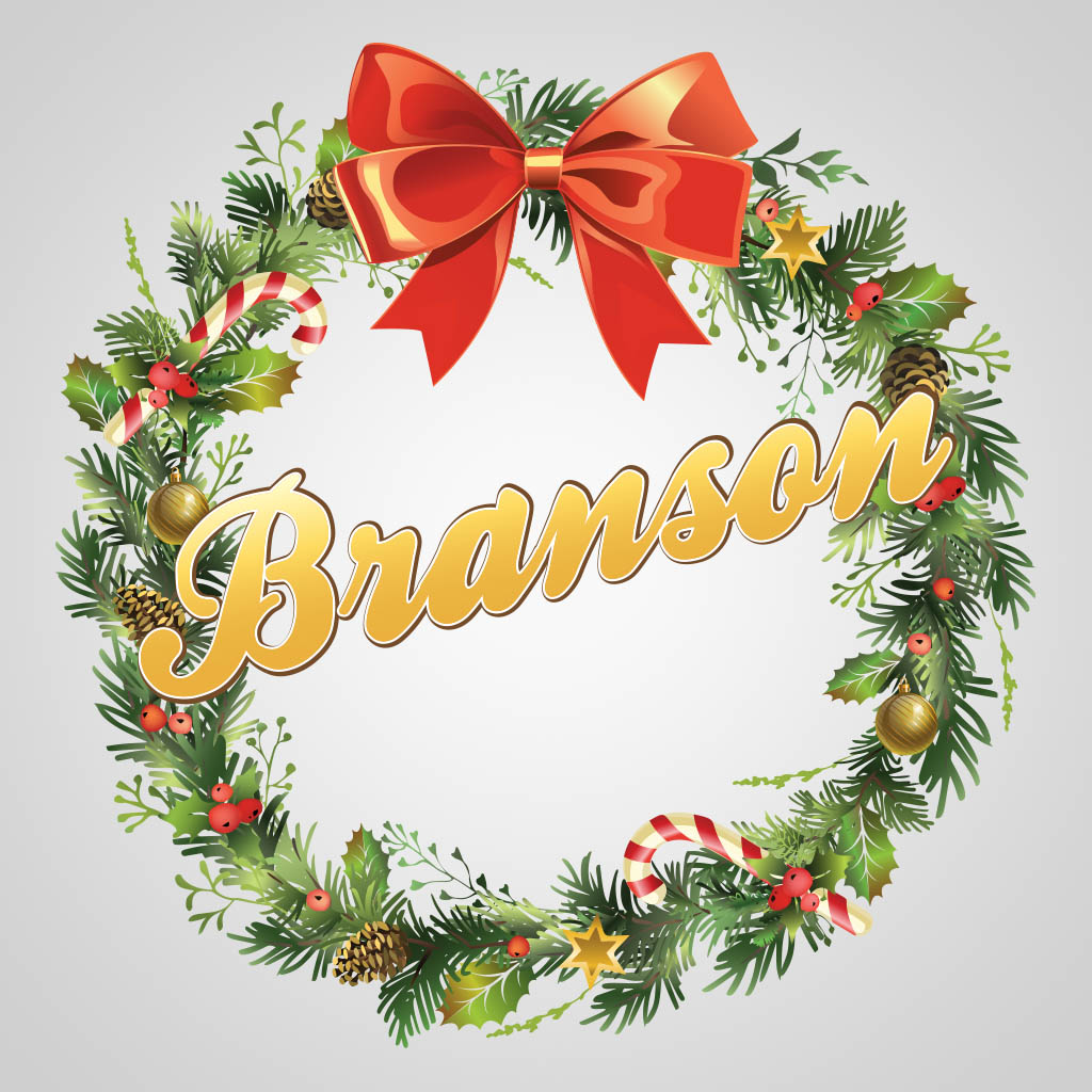 Branson Christmas Wreath JMC Design JMC00884