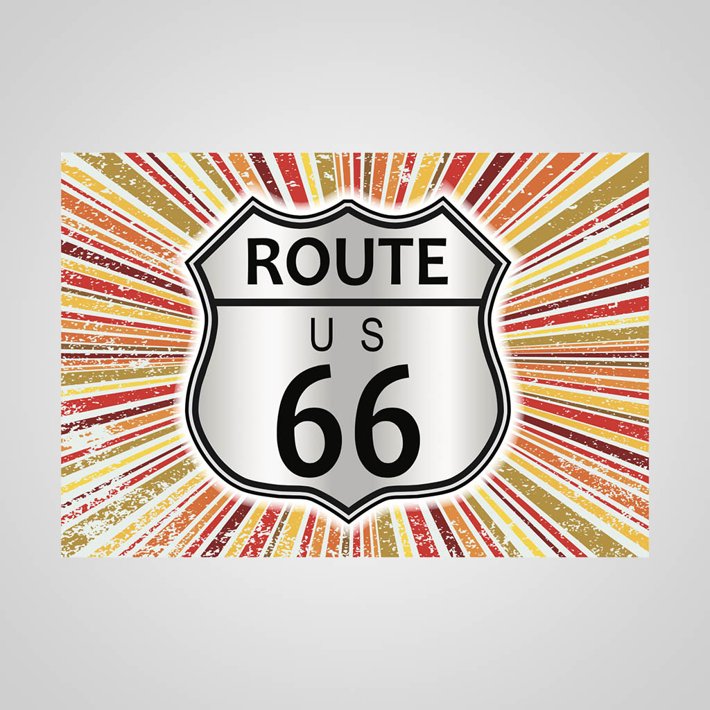 Route 66 Starburst Sign JMC Design