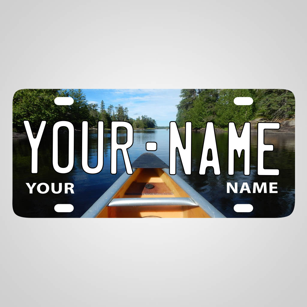 Canoe License Plate JPM Design JMS00071