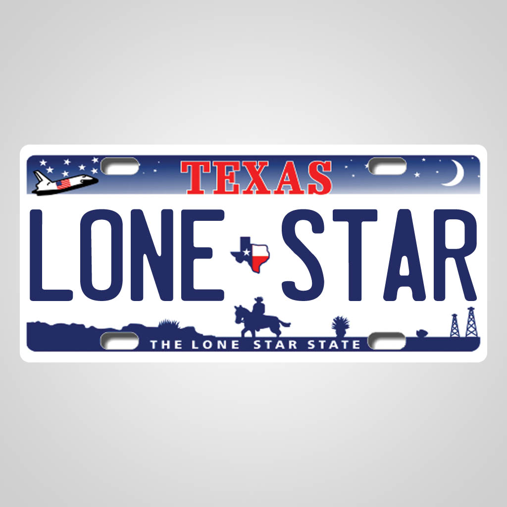 Texas License Plate JPM Design JMS00108