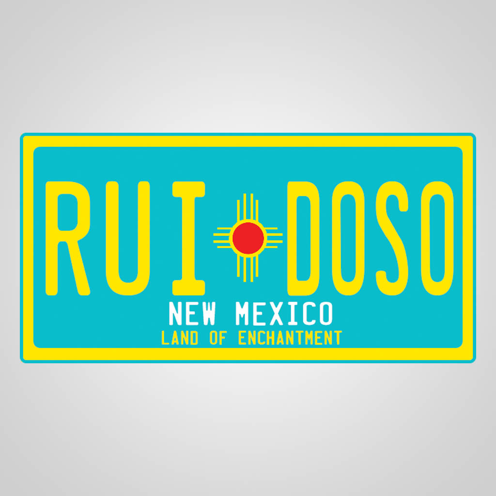 Ruidoso NM License Plate JPM Design JMS00118