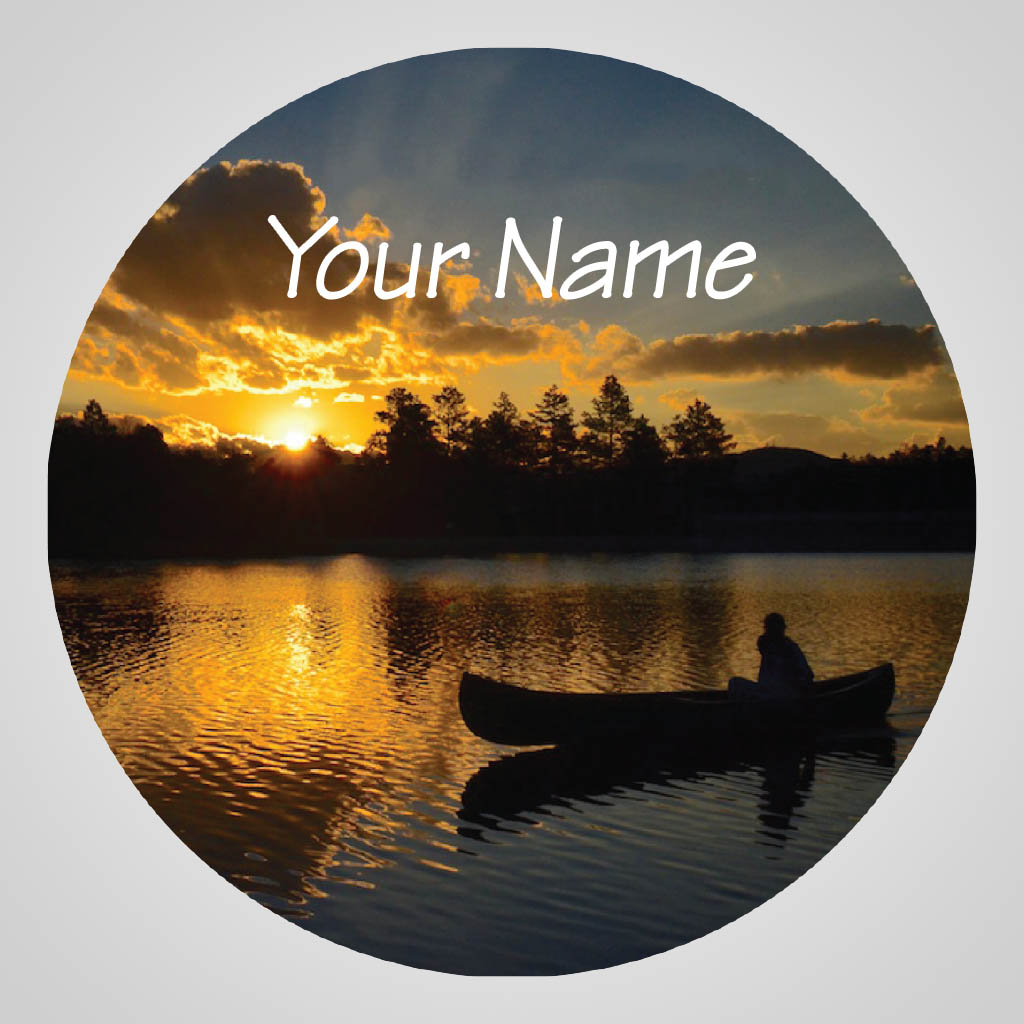 Canoe Sunset Circle JPM Design