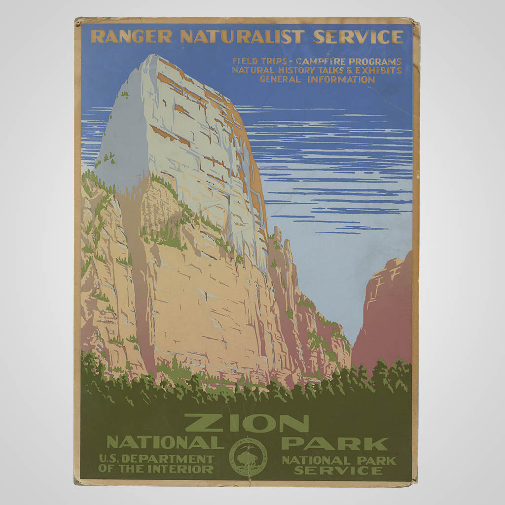 Zion NP Poster JMS Design JMS00199