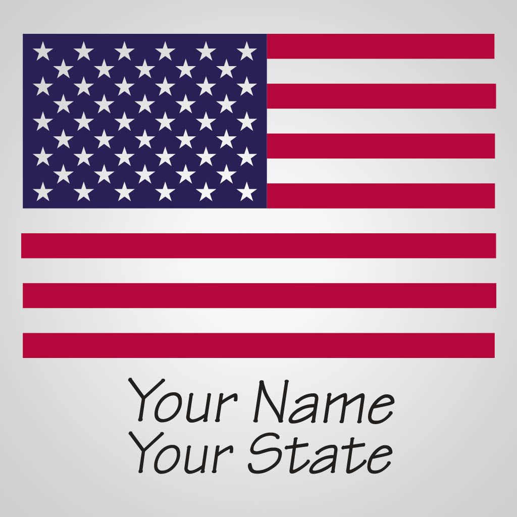 USA Flag JMS Design JMS00424