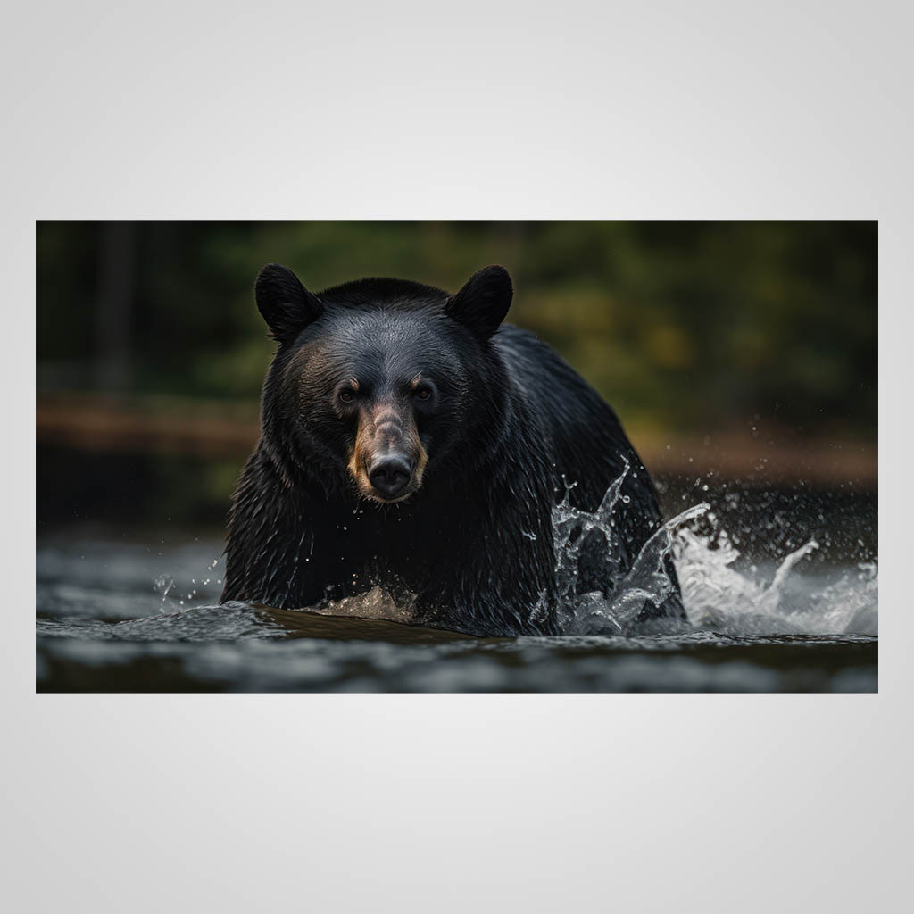Bear In Water Image JMS Design