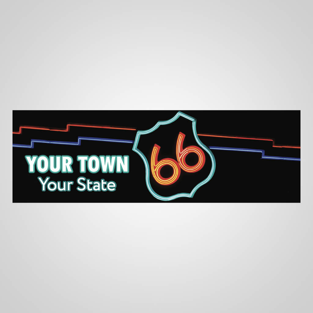 Route 66 Neon Stripe JMC Design