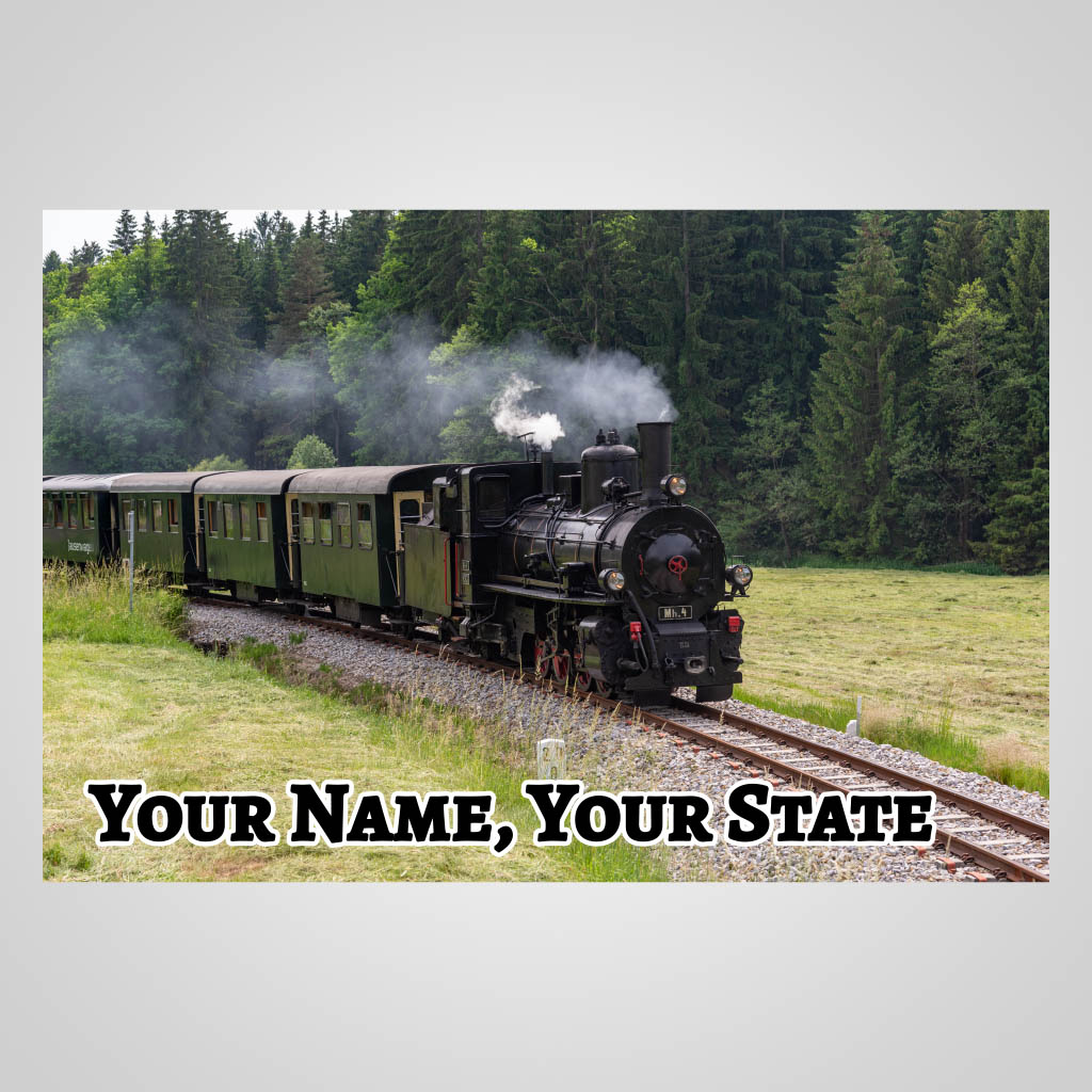 Train With Name Drop JMS Design JMS00534