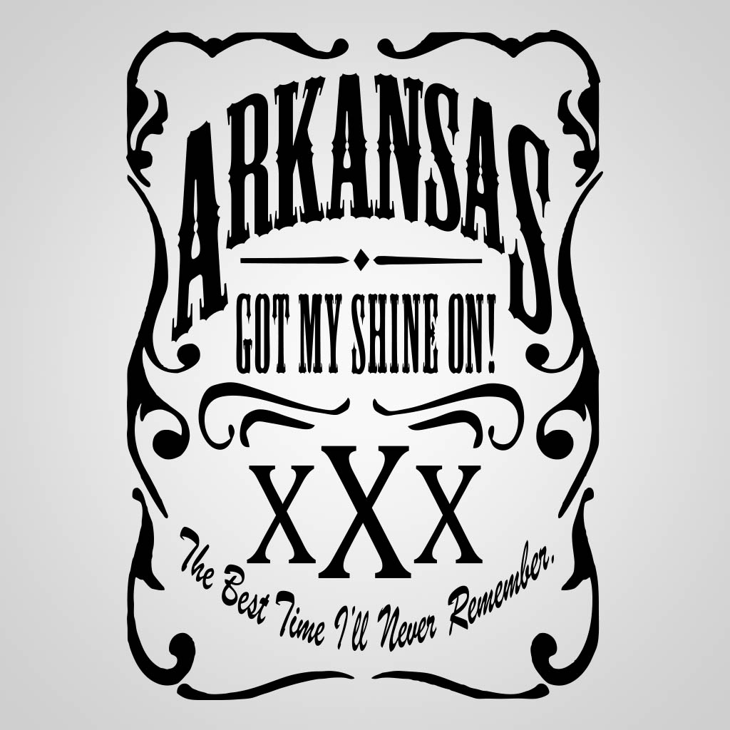 Got My Shine On Arkansas JPC Design JPC00026