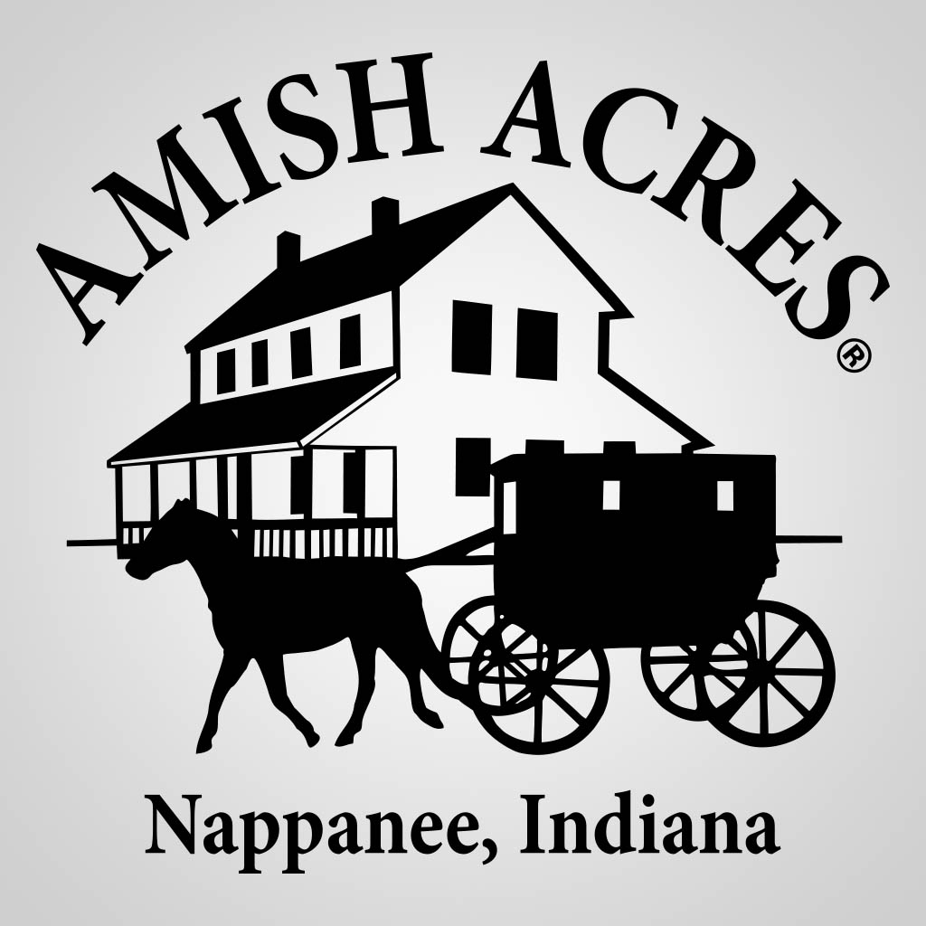 Amish Scene house, horse and buggy One Color Jet Print Design JPC00142
