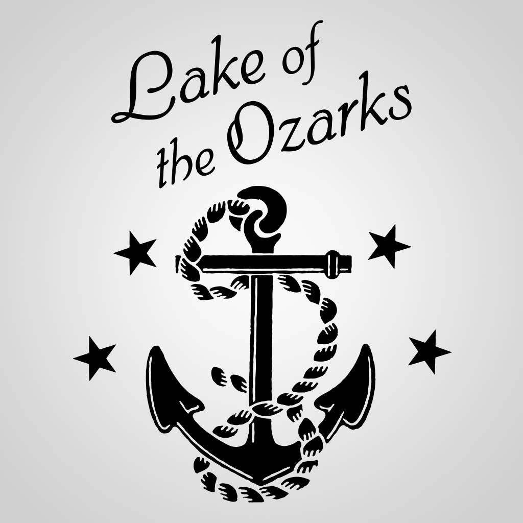 Anchor w/Rope- Lake of the Ozarks JPC00268