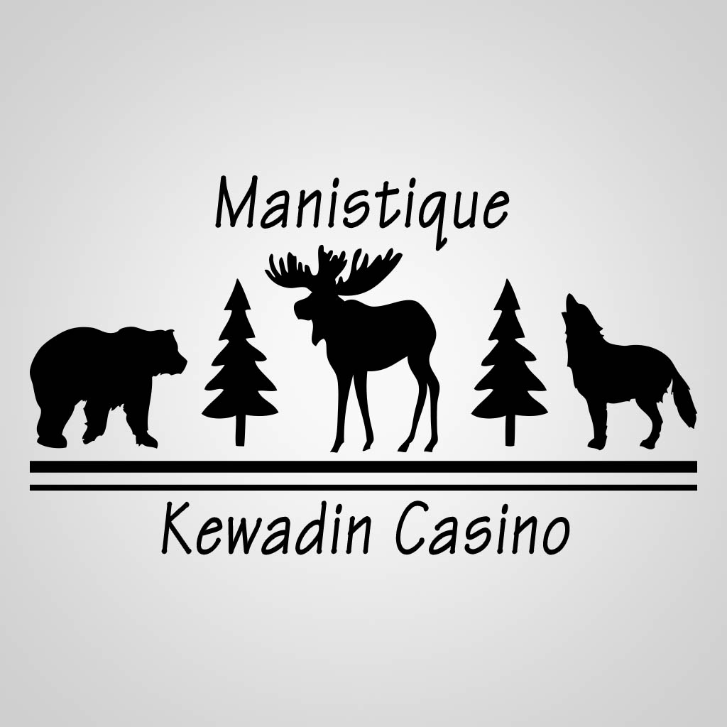 Manistique Kewadin Casino Bear Moose Wolf Icons JPC Design JPC00745