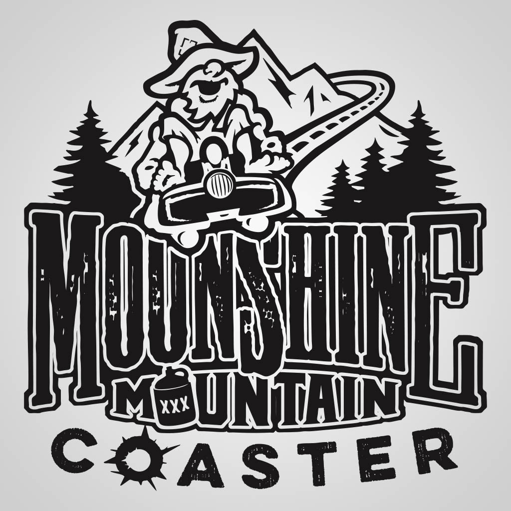 Moonshine Mountain Coaster Logo JPC Design JPC00879