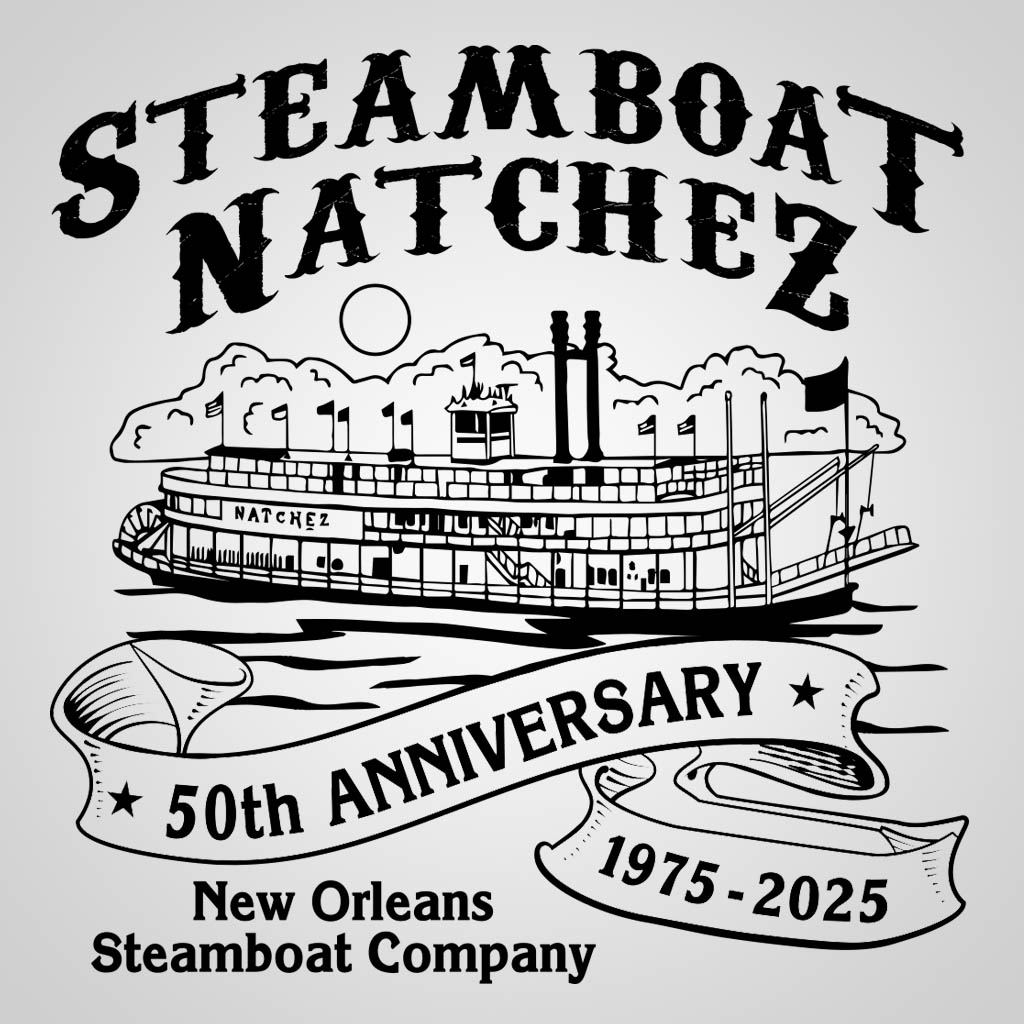 50th Anniversary New Orleans Steamboat Co JPC Design JPC00989