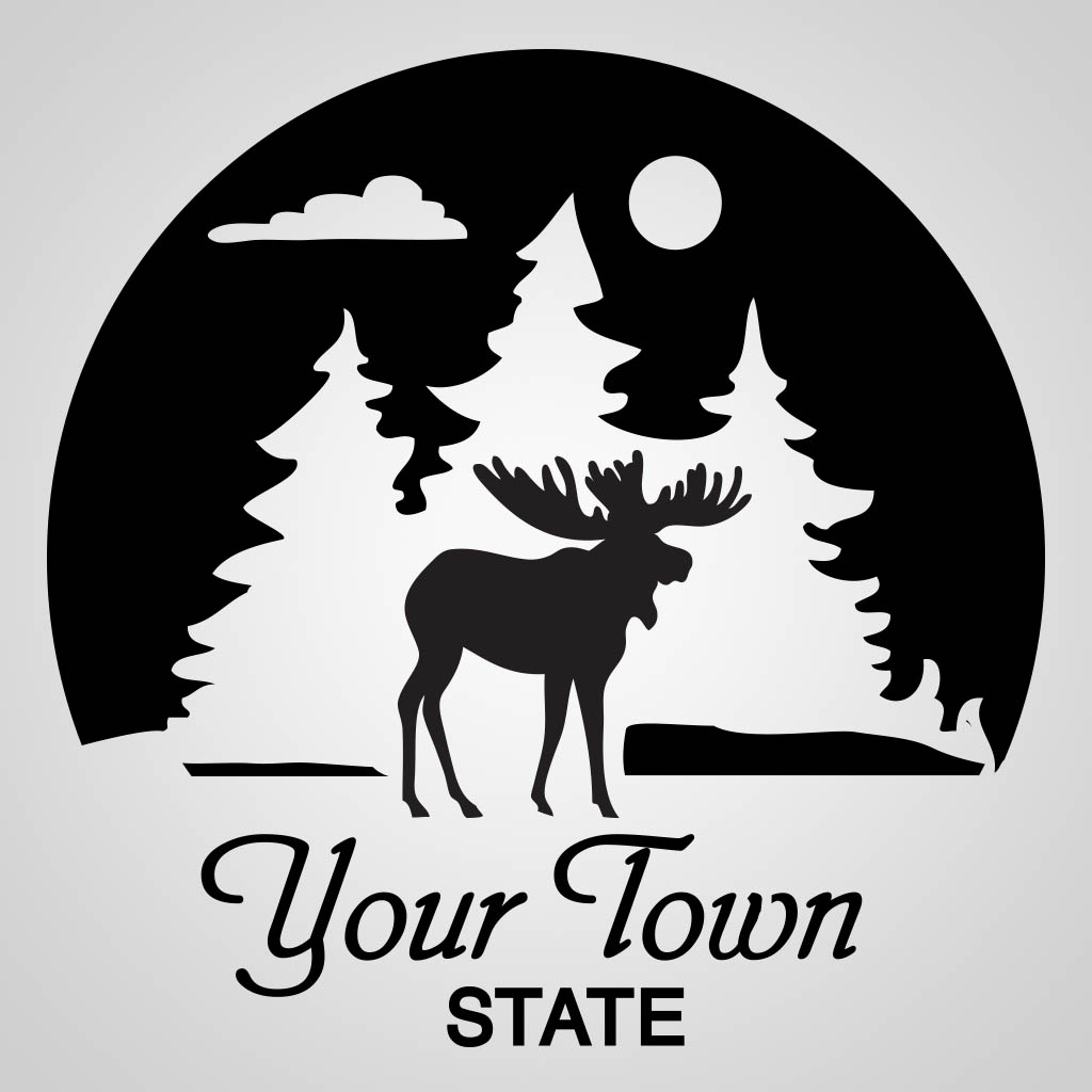 Moose In Arch JPS Design JPS00002