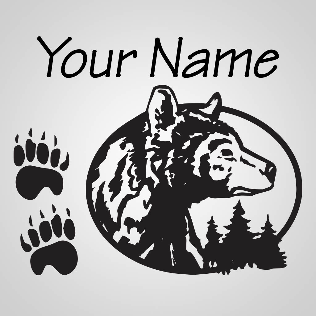 Bear In Oval JPS Design JPS00099