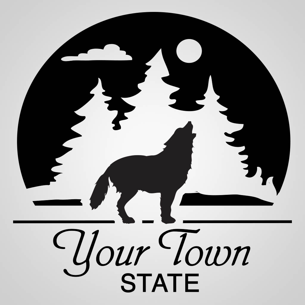 Wolf In Arch JPS Design JPS00146