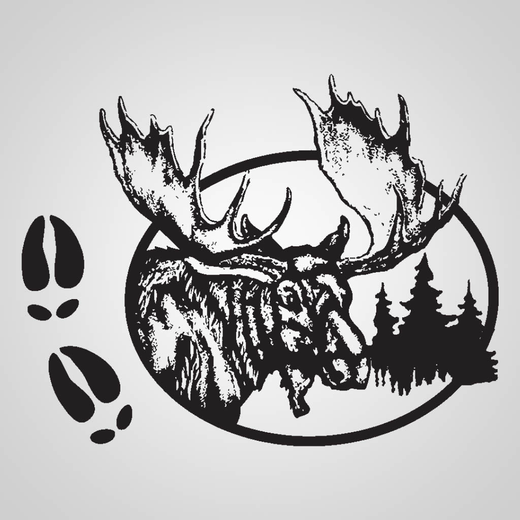 Moose Head & Tracks JPS Design JPS00181