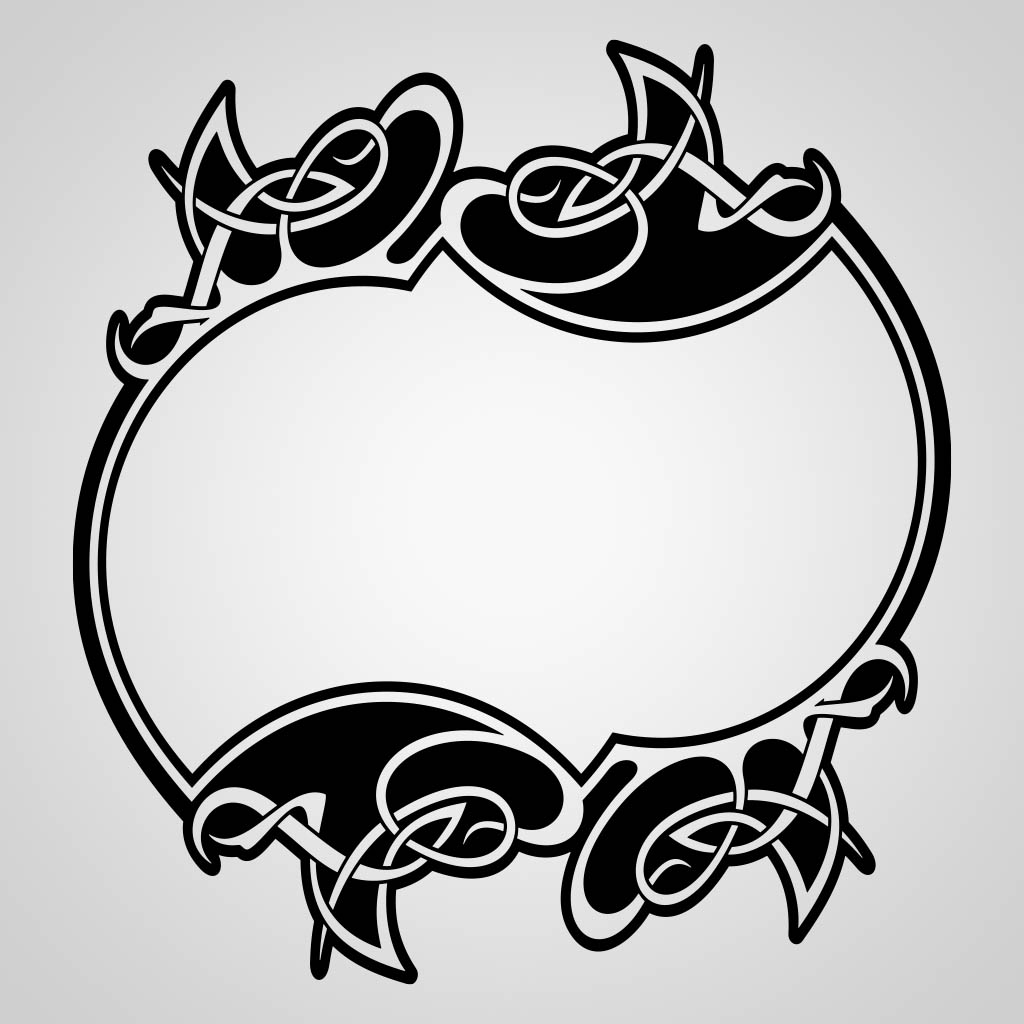 Art Nouveau Scroll JPS Design