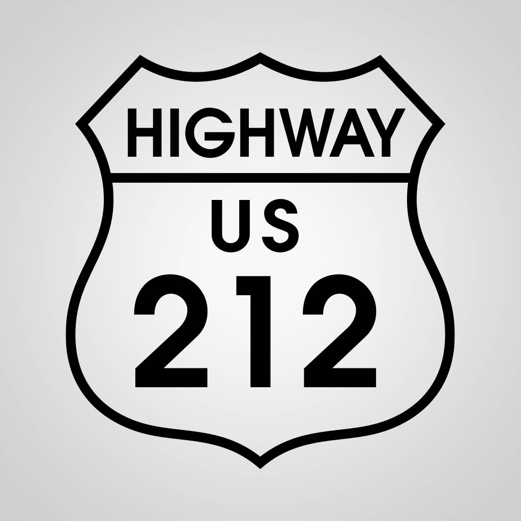 US Highway 212 Sign JPS Design