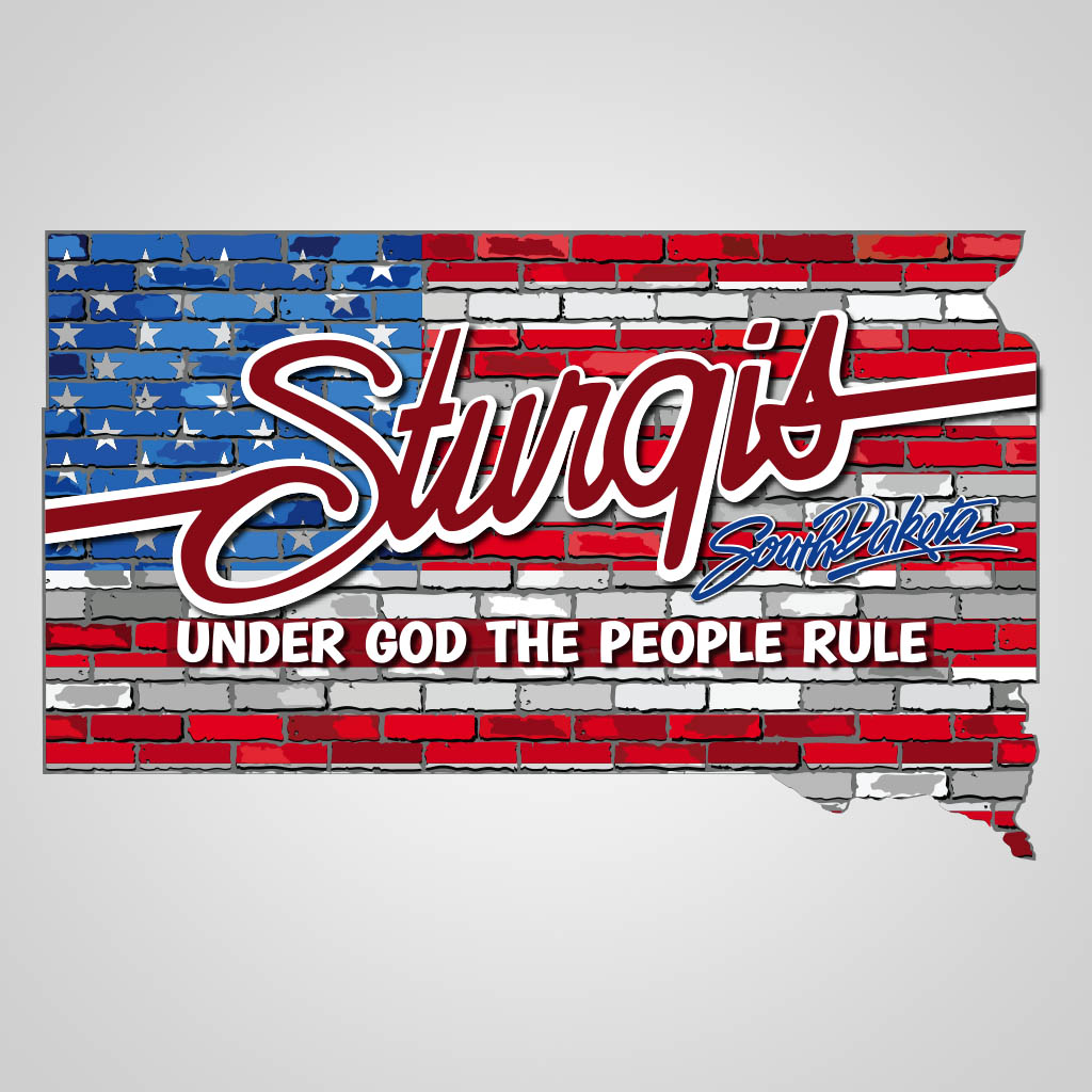 84th Sturgis 2024 American Flag UMC Design UMC01010
