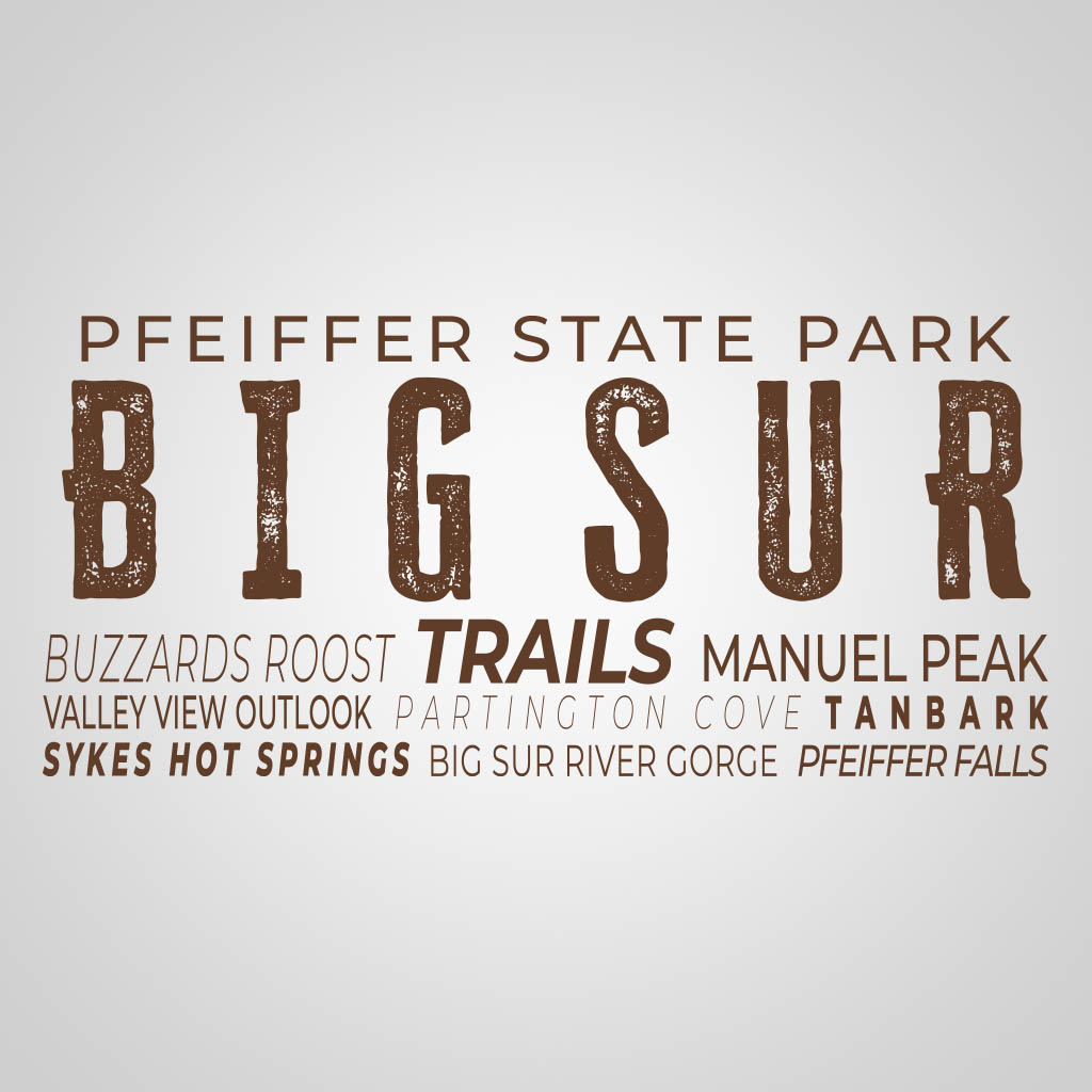 Pfeiffer Big Sur Trail V2 Surrounding Attractions UMC Design