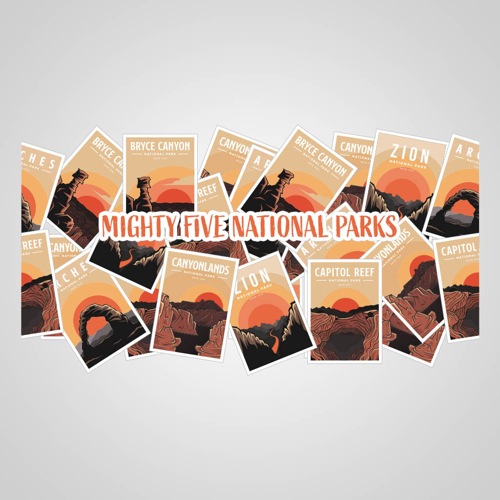Mighty Five National Parks UMC Design