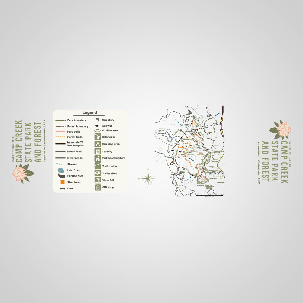 Maps Camp Creek State Park UMC Design