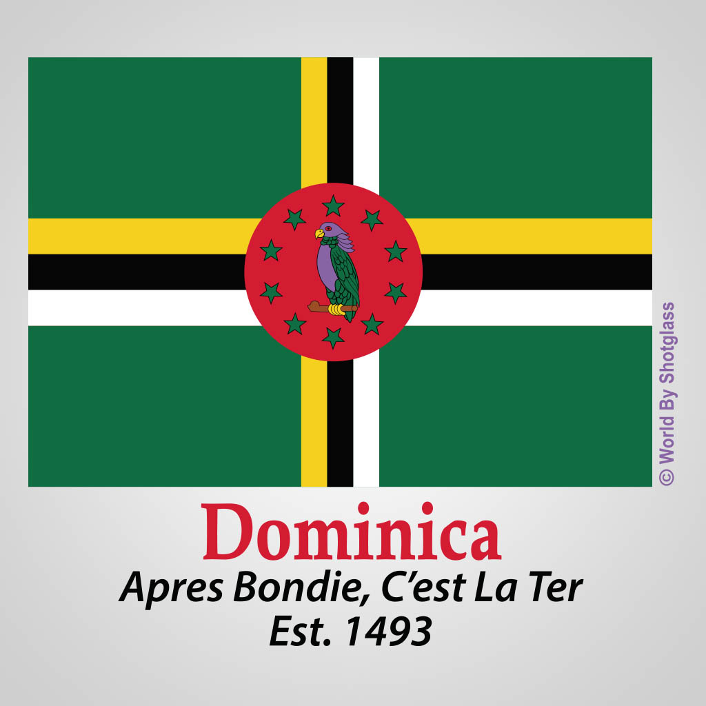 Dominica Flag UMC Design UMC01176