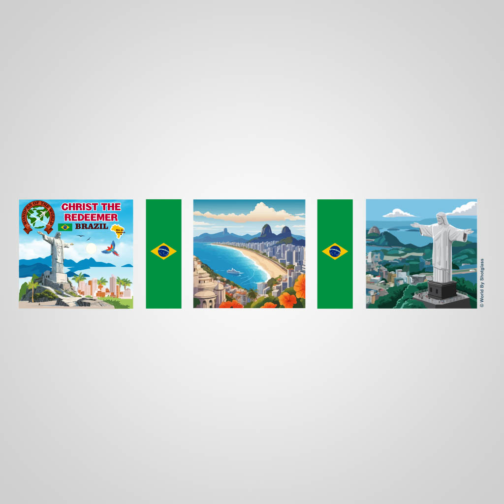 Christ The Redeemer, Brazil Wonders Of The World UMC Design
