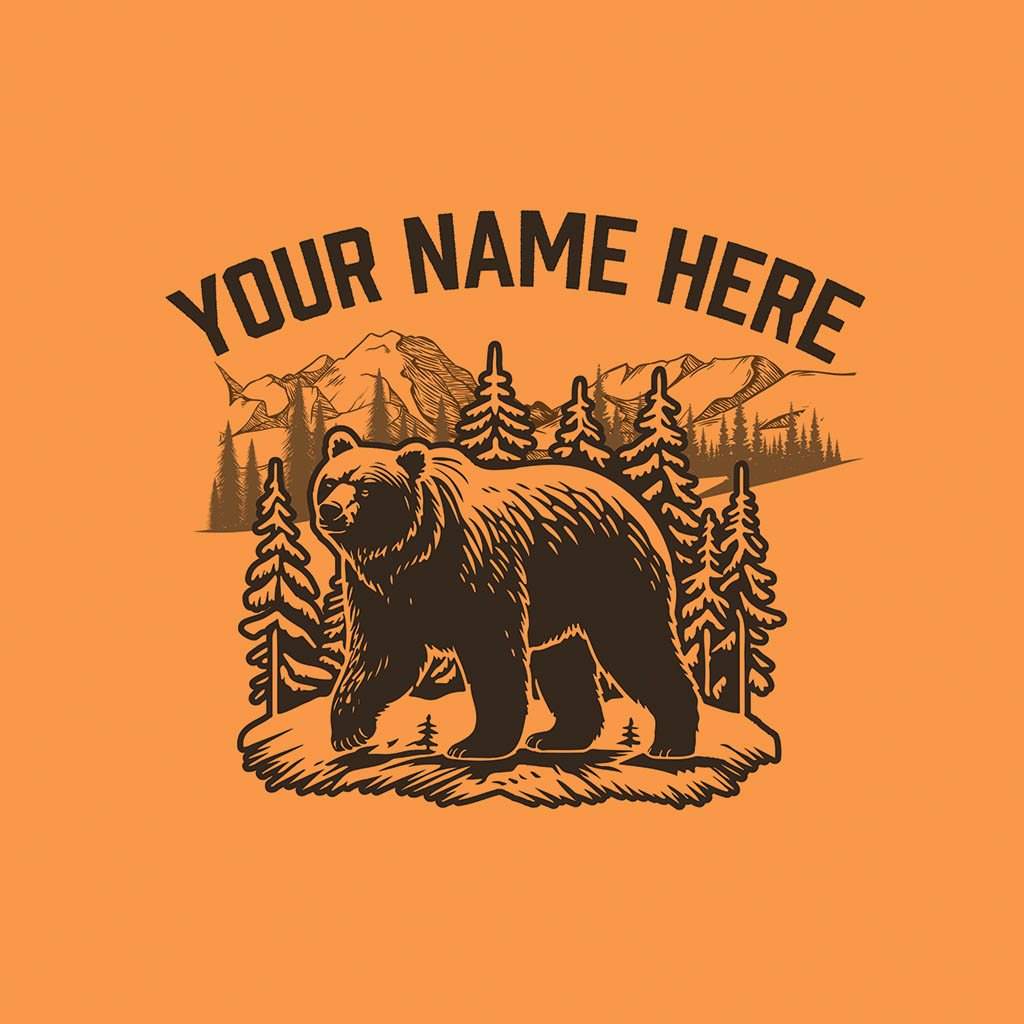 Walking Bear Name Drop UMS Design UMS01030