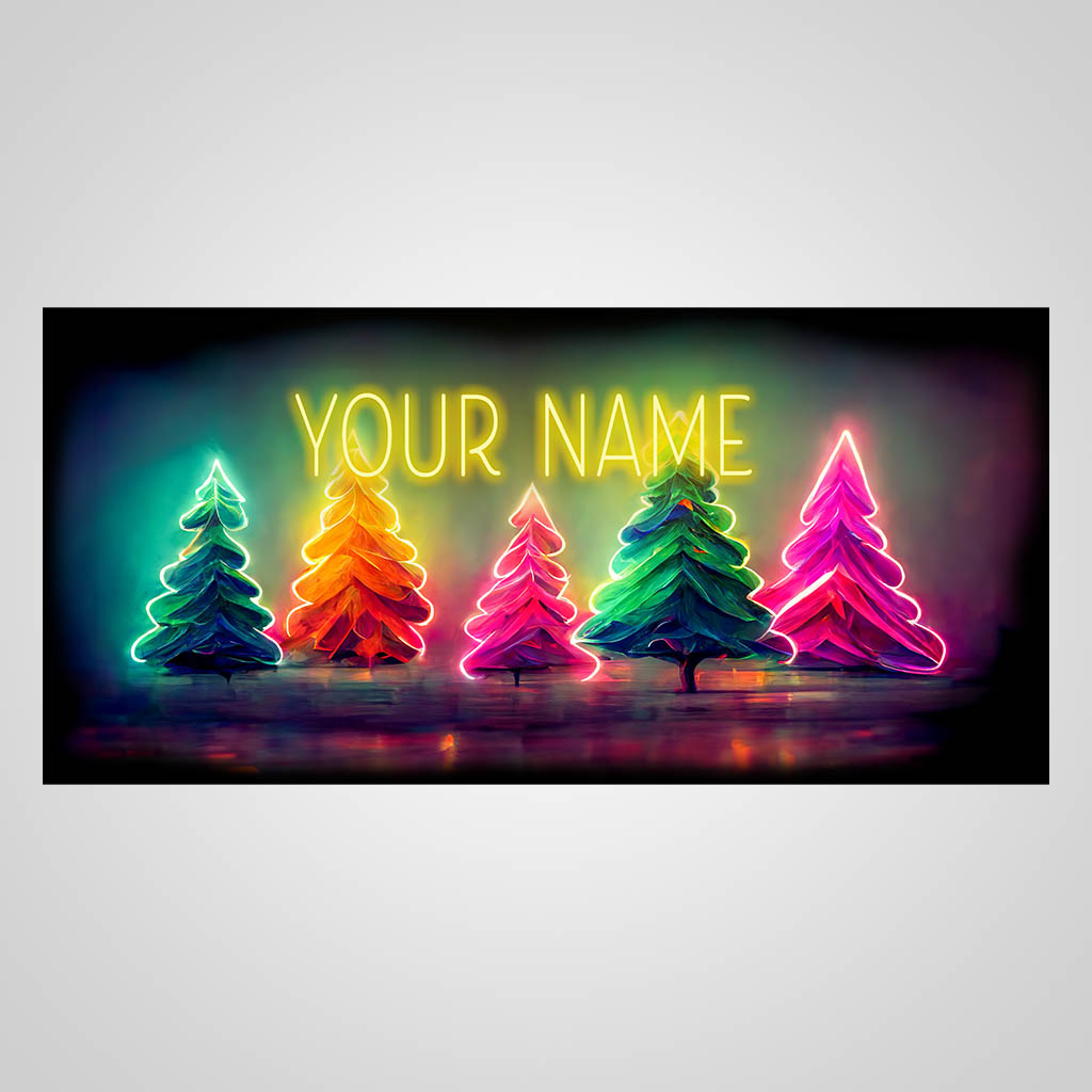 Neon Trees With Name Drop UV Full Wrap Design UMS01046