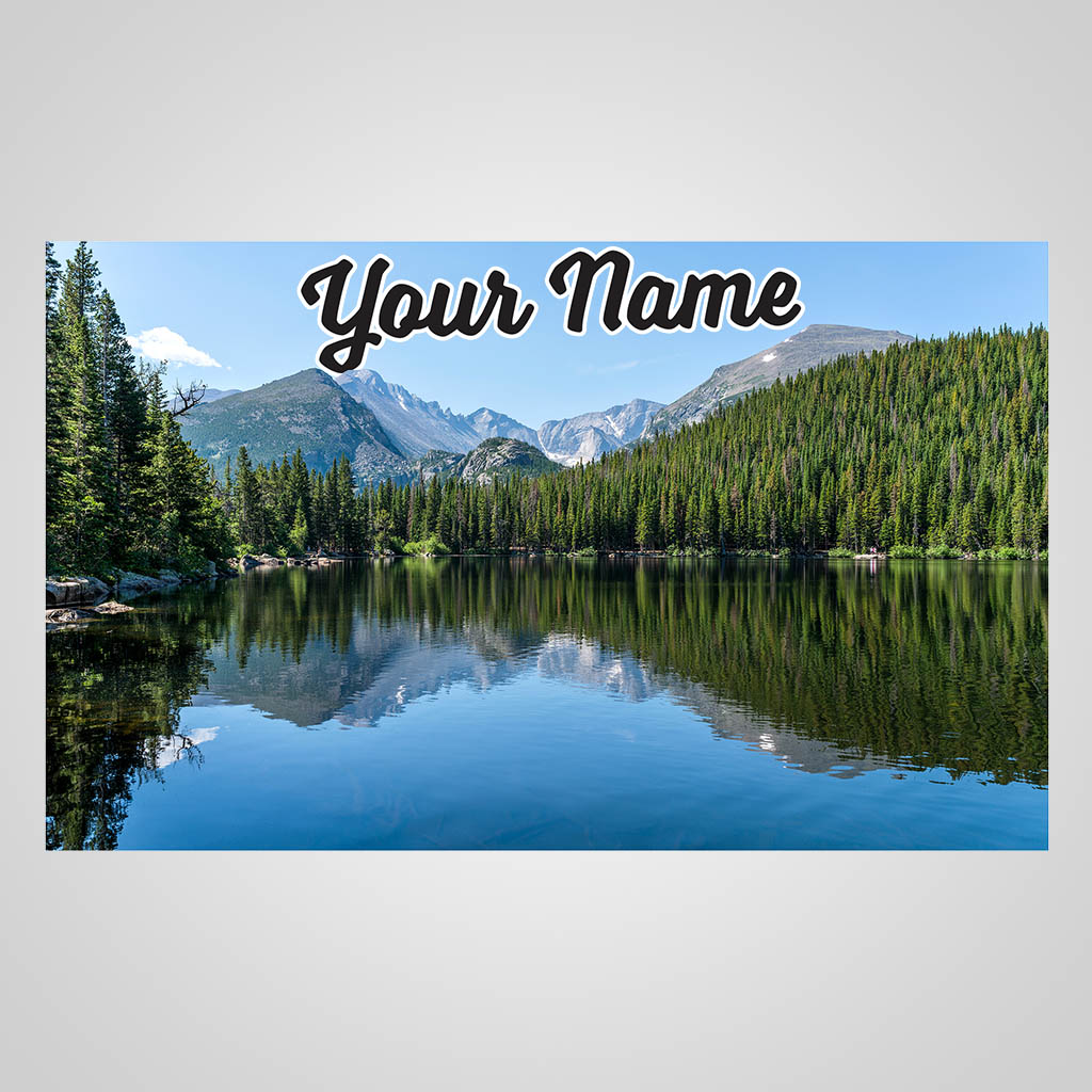 Longs Peak Bear Lake With Name Drop UV Full Wrap Design