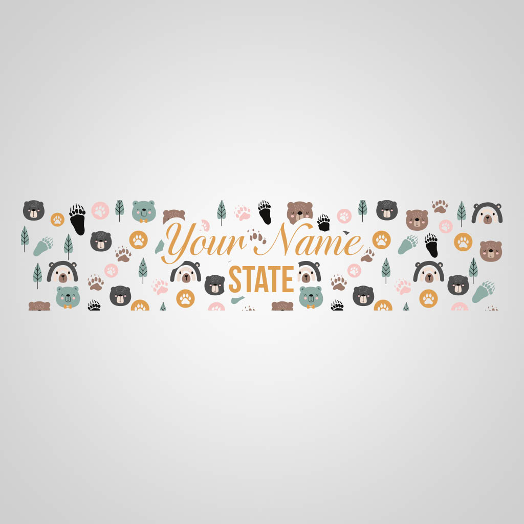 Cute Wildlife With Name Drop UMS Design UMS01060