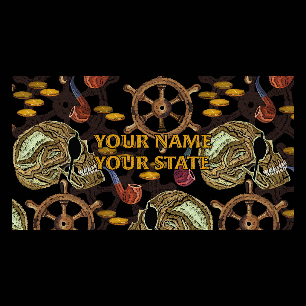 Pirate Collage With Name Drop UMS Design UMS01172