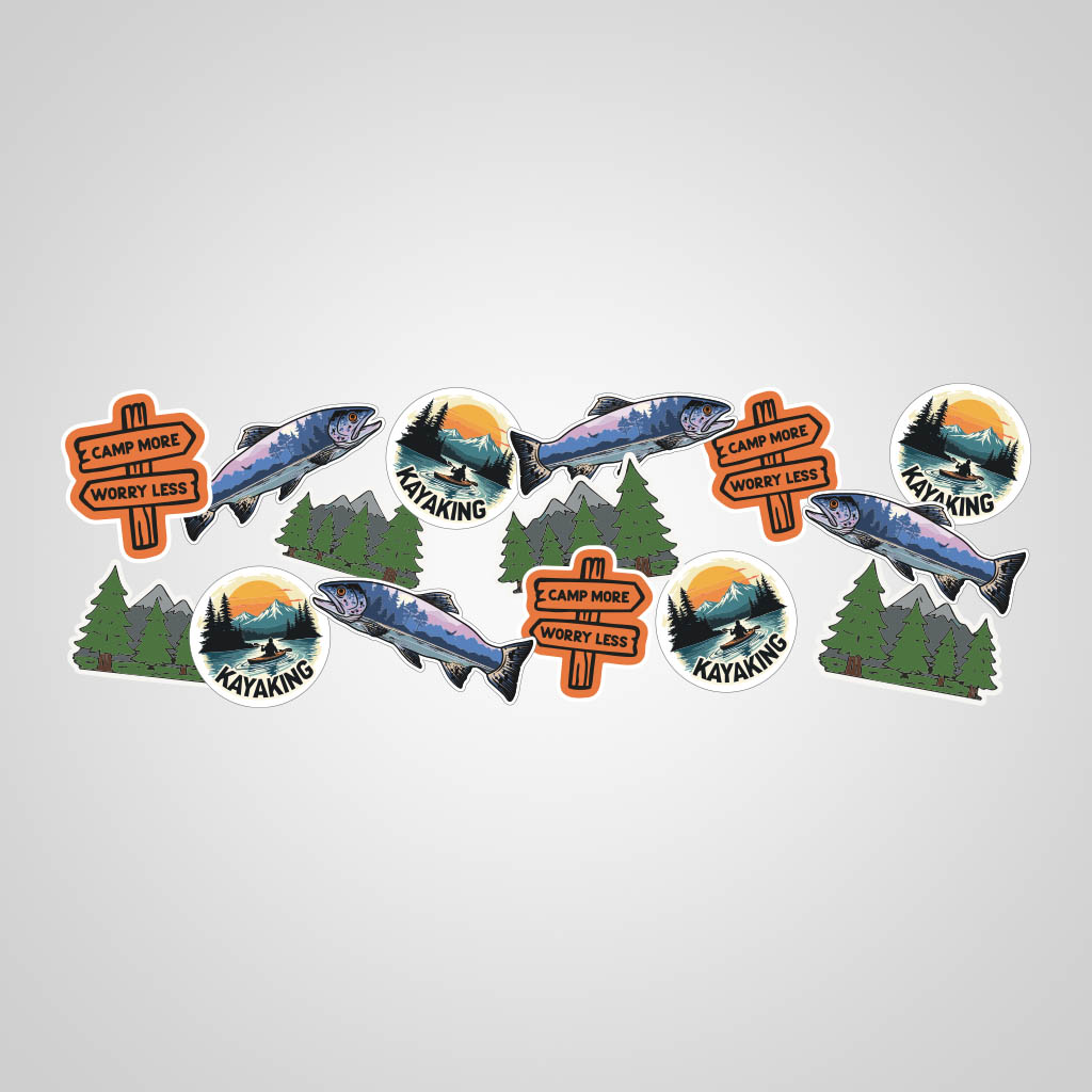 Camp More Stickers UMS Design UMS01181