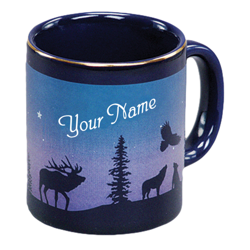 Cobalt Elk/Forest Mug 14071