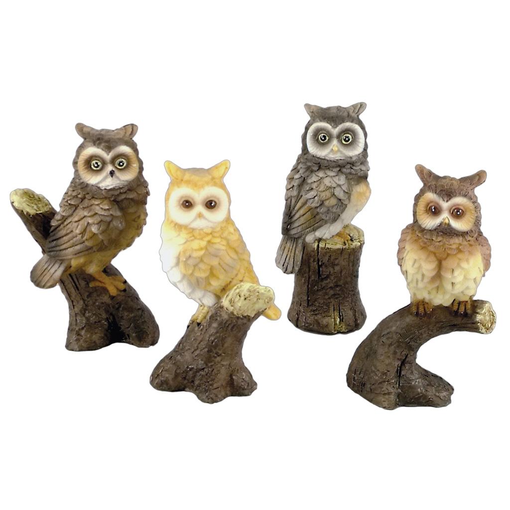Owl On Branch Figurine 18362