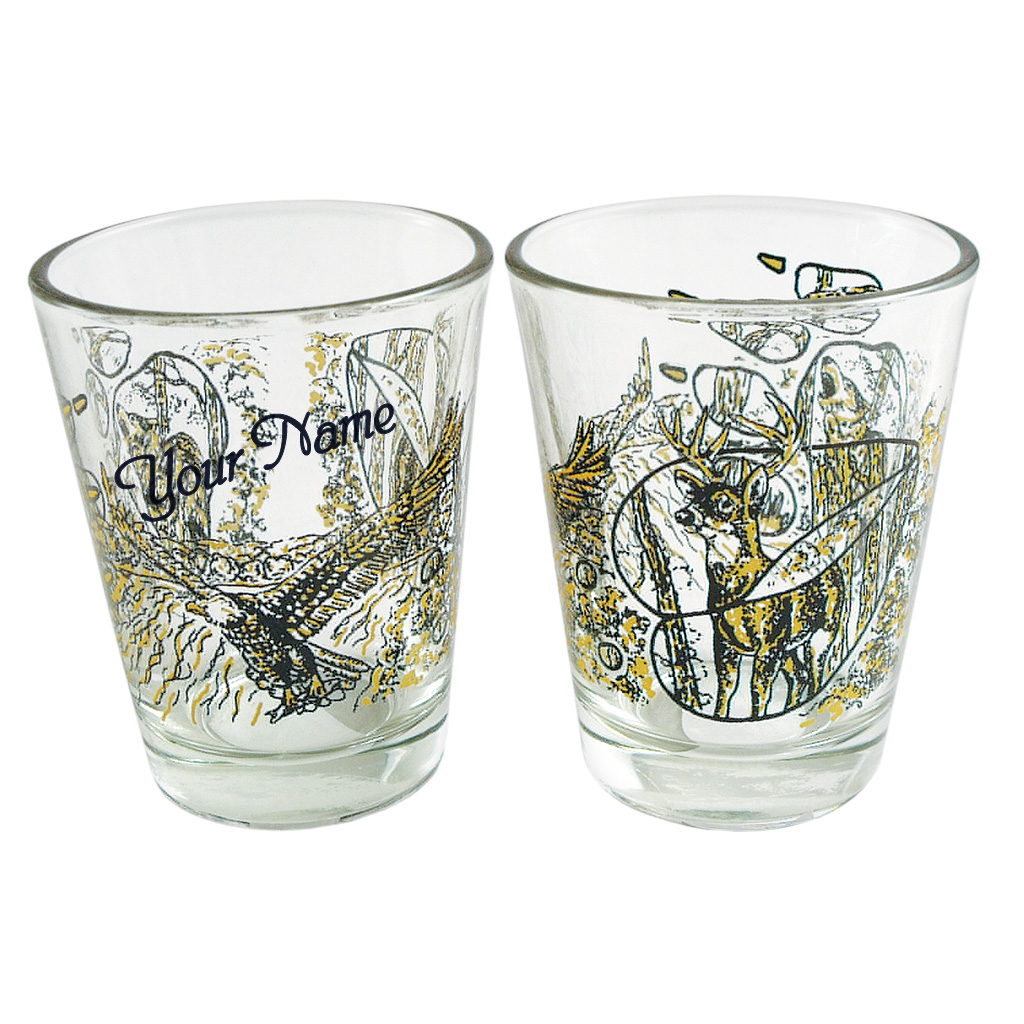 Deer/Wolf/Eagle Shot Glass 18457